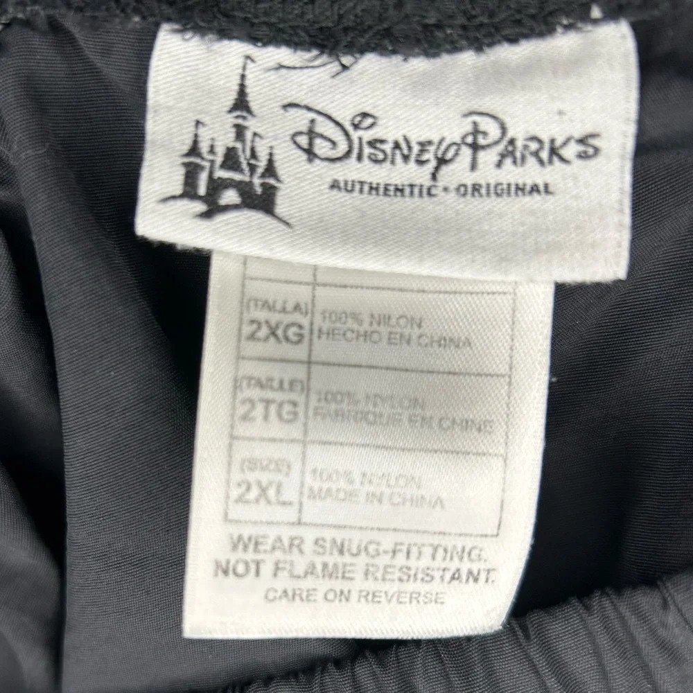 Disney Parks Elastic Waist Black Nylon Mickey Mouse Running Shorts Size 2XL - Picture 5 of 7